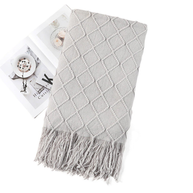 Women's Cozy Textured Throw Blanket