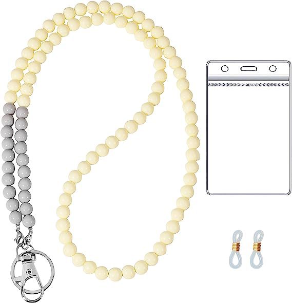 Beaded Lanyard with ID Holder Acalora