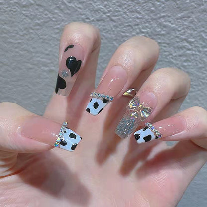 Decorative Floral Press-On Nail Art Set Acalora