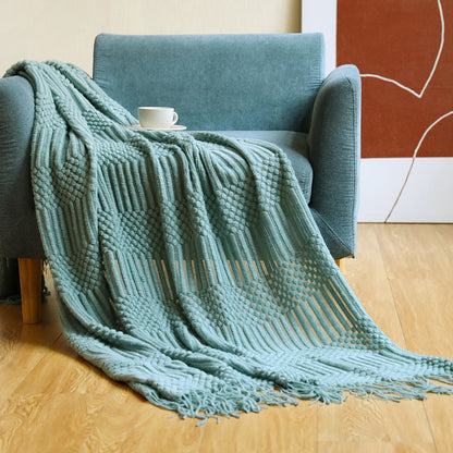 Women's Cozy Textured Throw Blanket