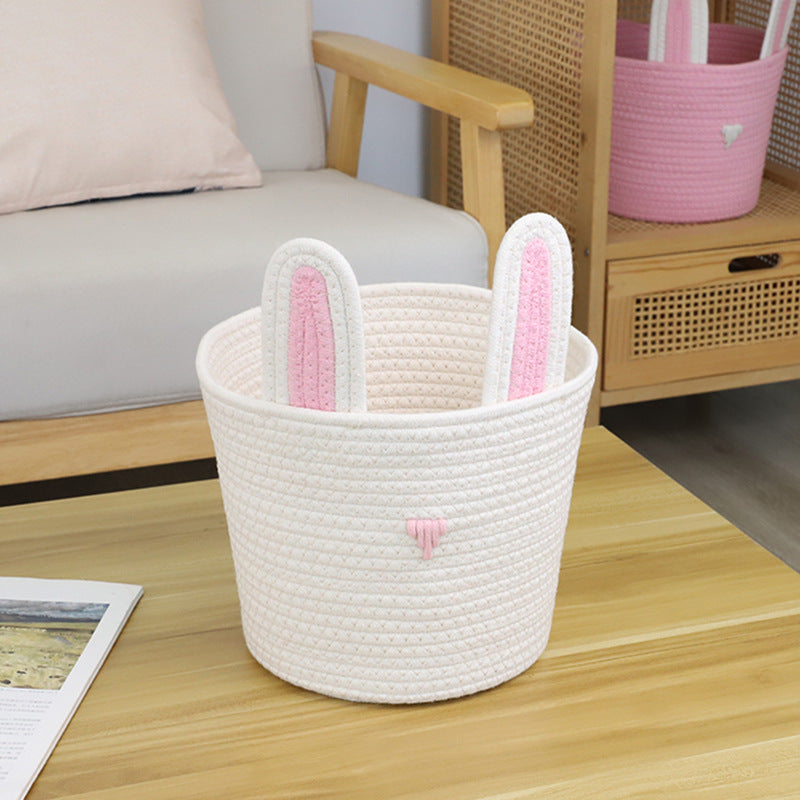 Playful Storage Basket in Rabbit Design Acalora