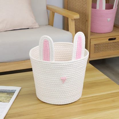 Playful Storage Basket in Rabbit Design Acalora
