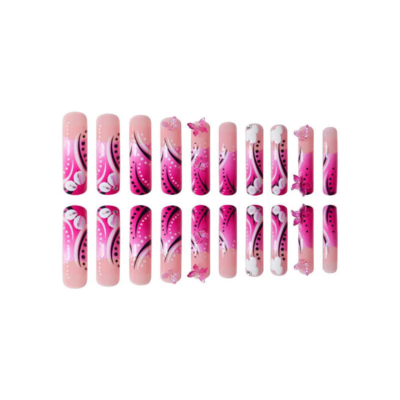 Artistic Butterfly Nail Art Acalora