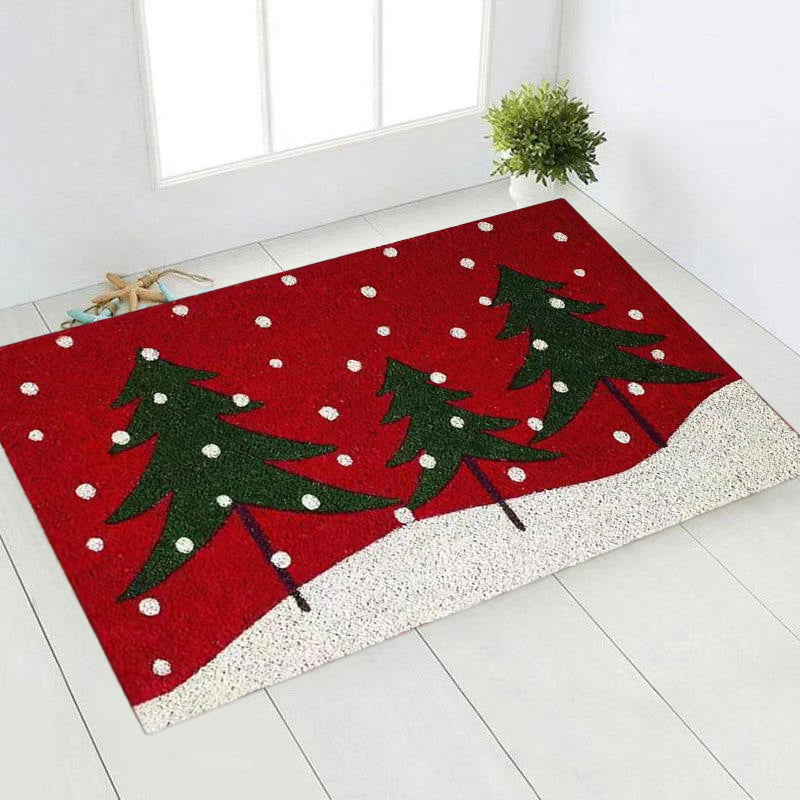 Holiday-Themed Welcome Mat