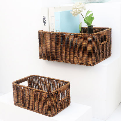 Rectangular Woven Storage Box Acalora
