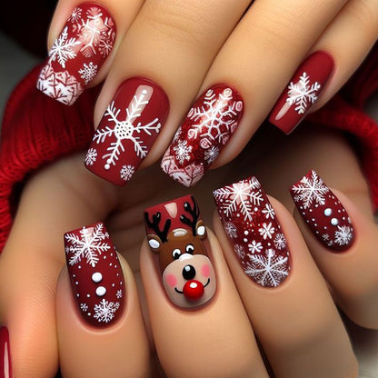 Festive Holiday-Themed Nail Art Acalora 1788155398