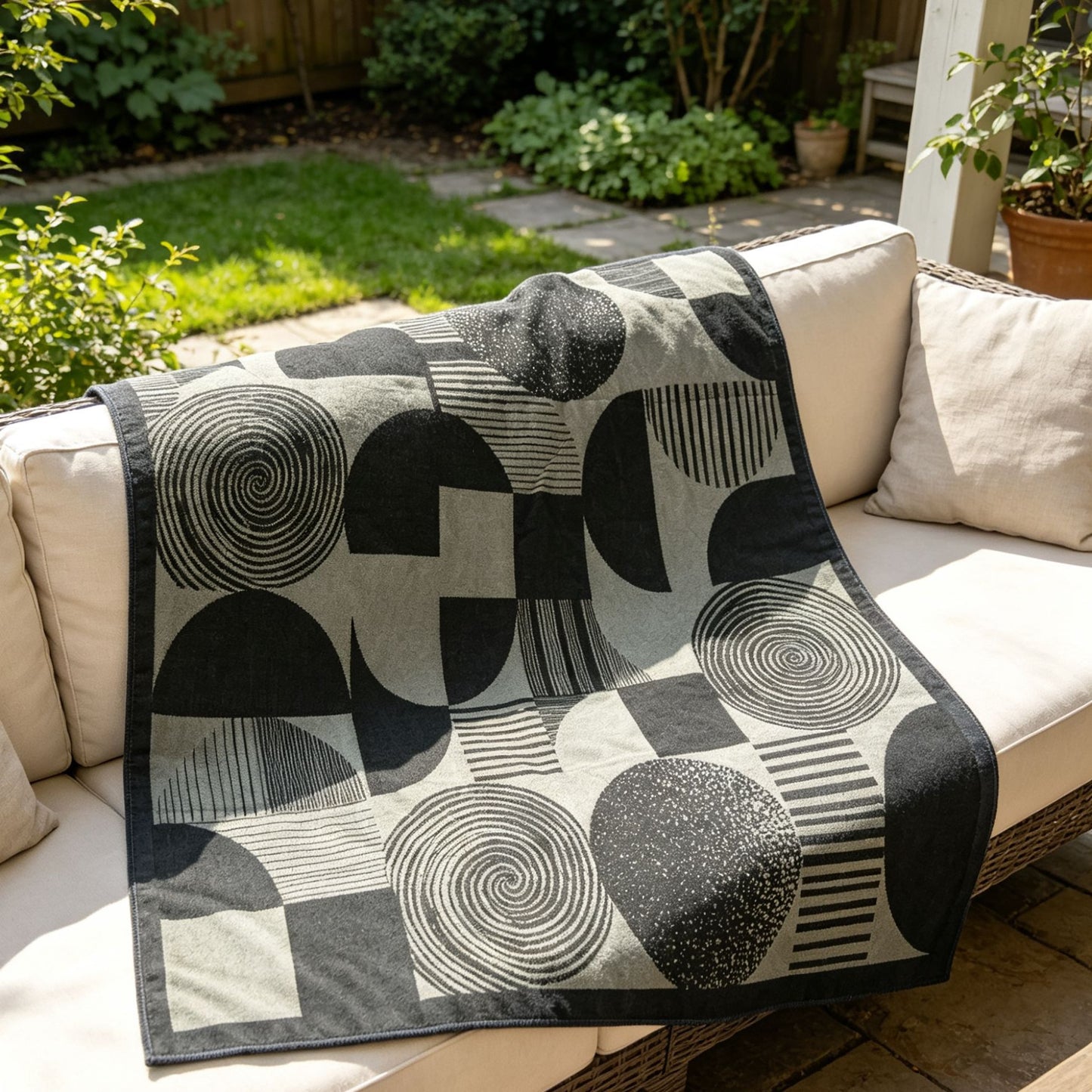 Artistic Patterned Throw Blanket  1788861599
