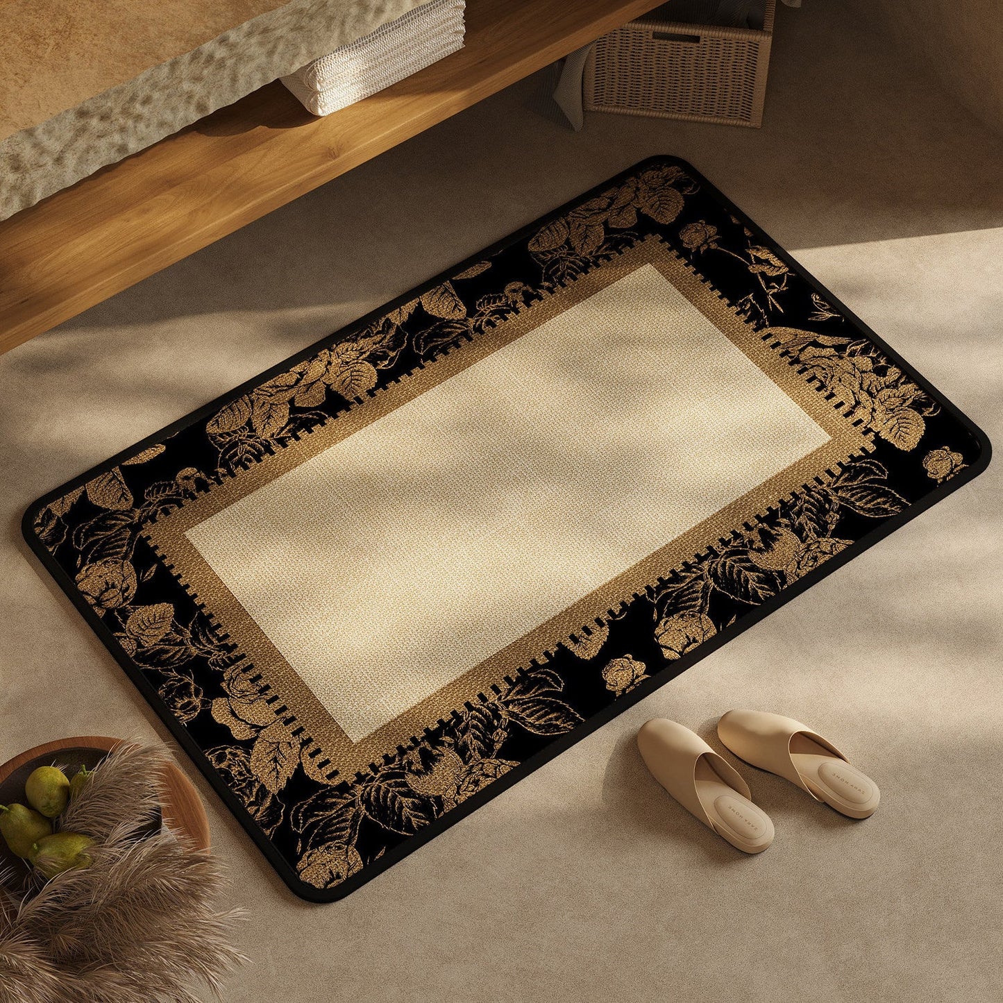 Chic Geometric Design Bath Mat