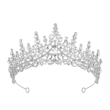 Ladies' Rhinestone Tiara with sparkling gemstone wreath