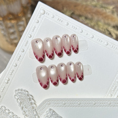 Elegant Gel Press-On Nail Set Acalora