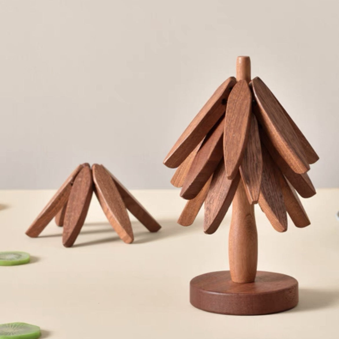 Skanto | Noble Wood-Look Coasters