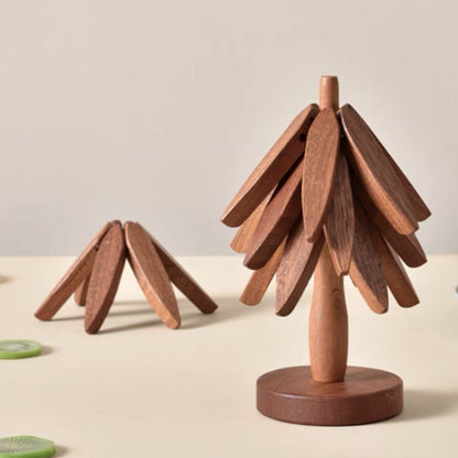 Skanto | Noble Wood-Look Coasters