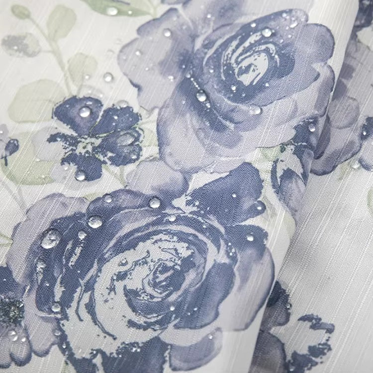 Floral Patterned Shower Curtain