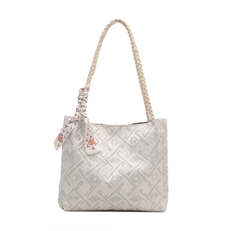 Elegant Patterned Tote Bag Acalora