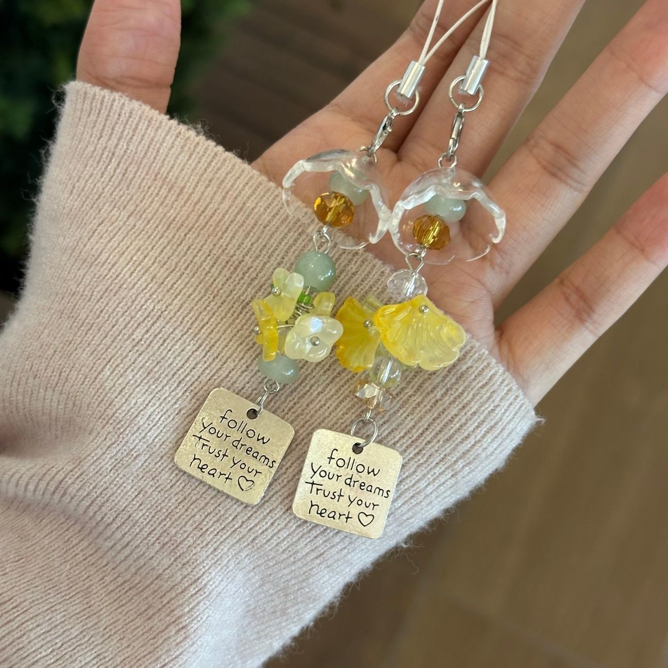 Inspirational Charm Keychain Acalora