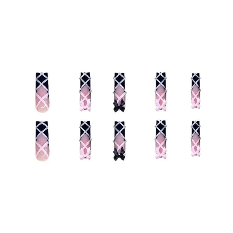 3D Decorative Press-On Nail Art Acalora