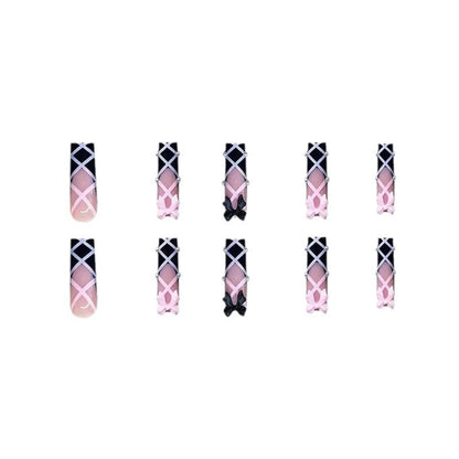 3D Decorative Press-On Nail Art Acalora
