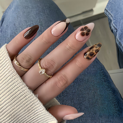Elegant Stiletto Press-On Nail Art Set Acalora