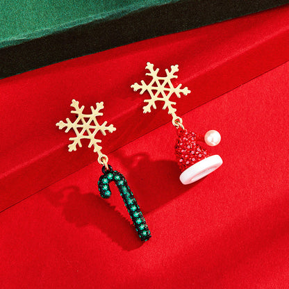 Skanto | Christmas Asymmetrical Earrings