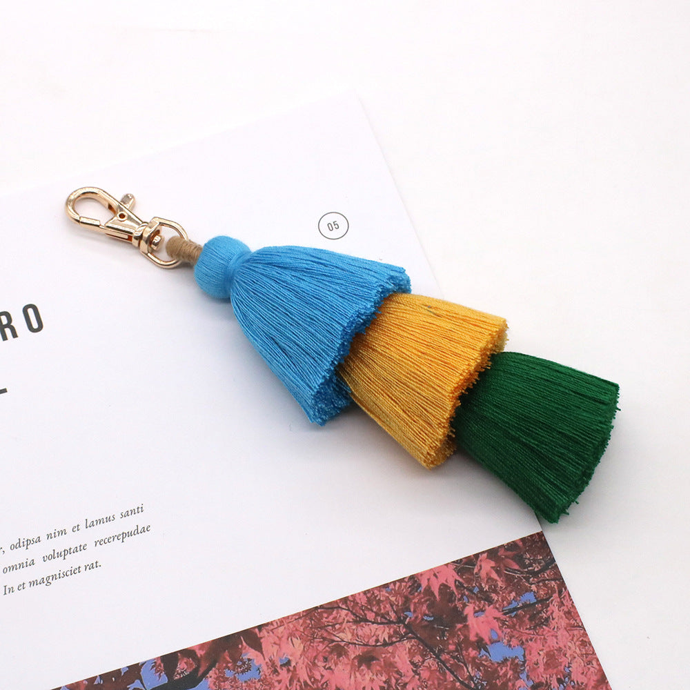 Decorative Macrame Keychain