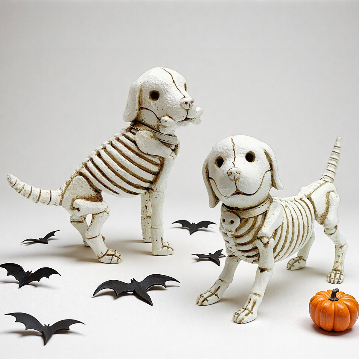 Decorative Dog Skeleton Figurine Acalora
