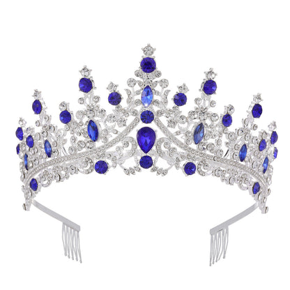 Ladies' Rhinestone Tiara with sparkling gemstone wreath