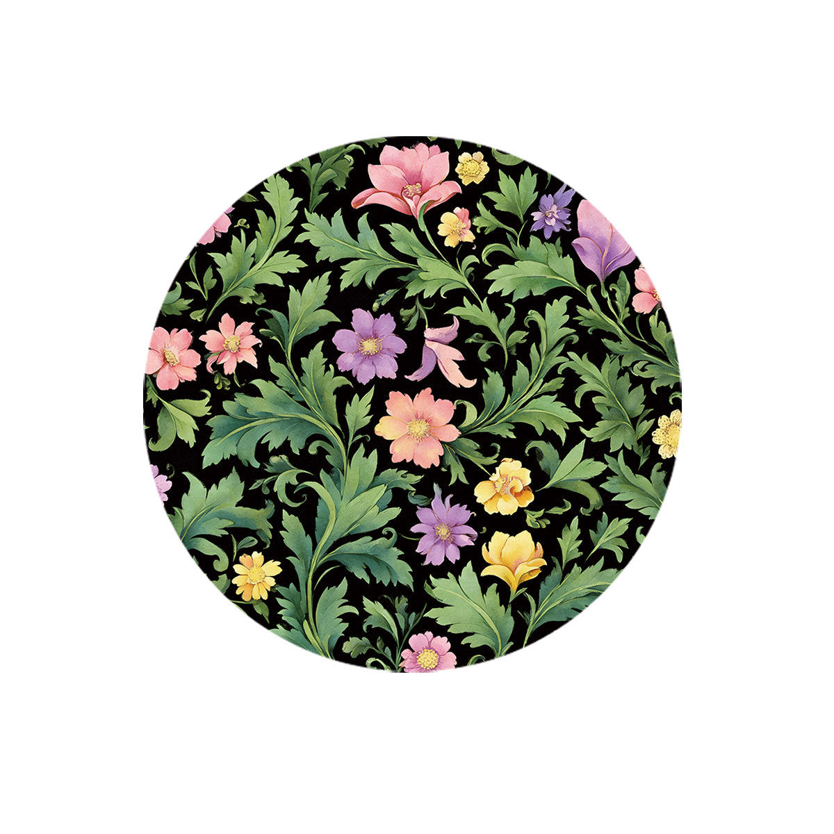 Unisex Floral Pattern Area Rug