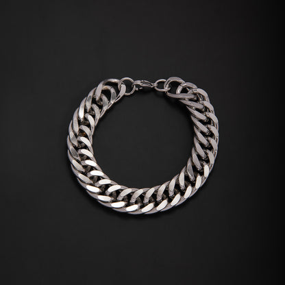 Bold Cuban Link Chain Bracelet Acalora