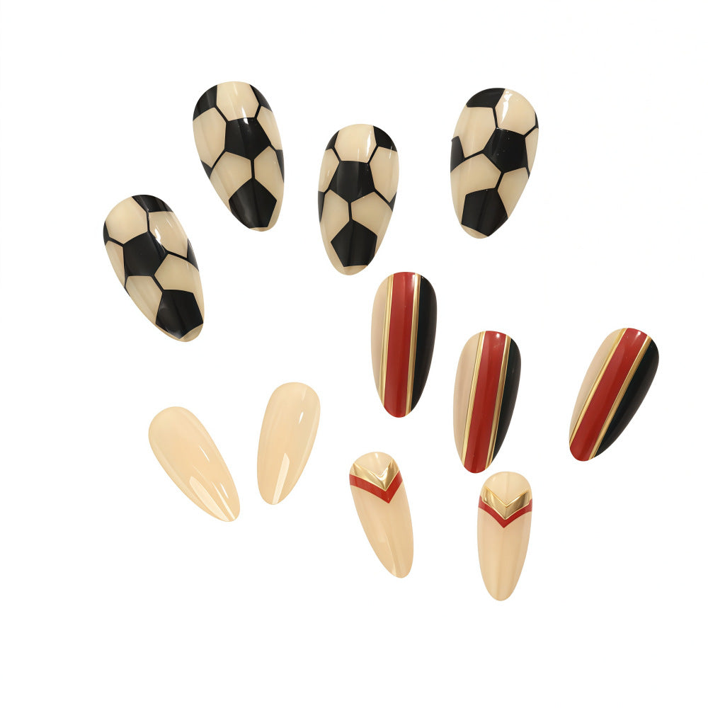 Creative Football Nail Art Acalora