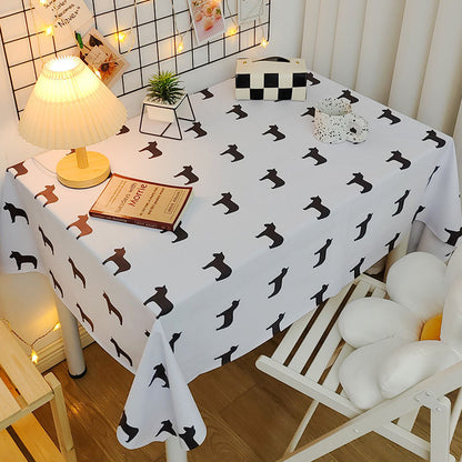 Elegant Textured Dining Tablecloth