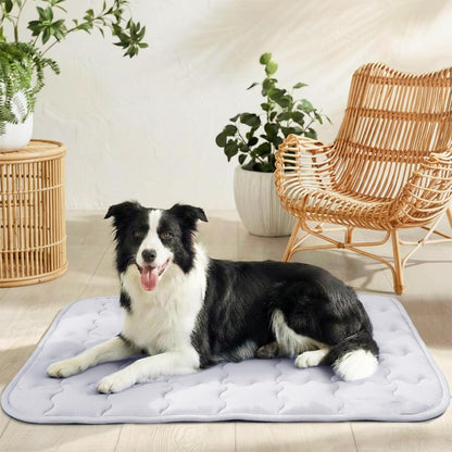 Unisex cooling quilted dog mat with non-slip underside Skanto