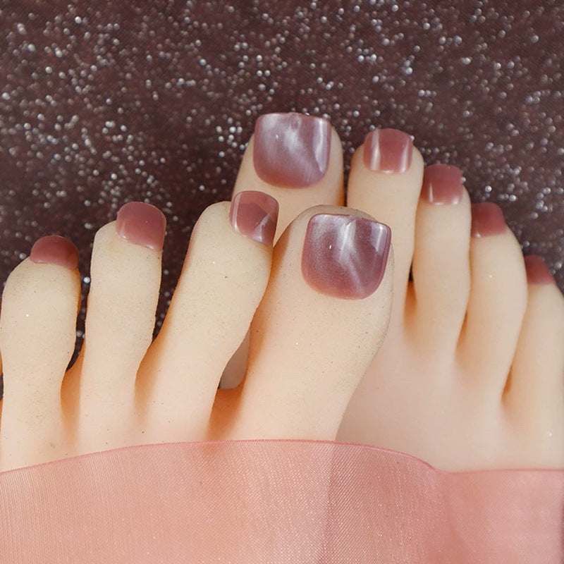 Decorative Press-On Toenail Art Set Acalora