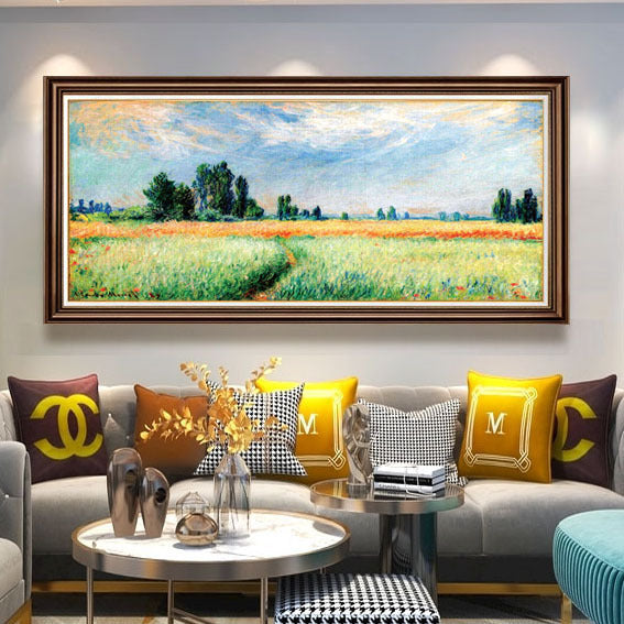 Large Landscape Framed Canvas Art