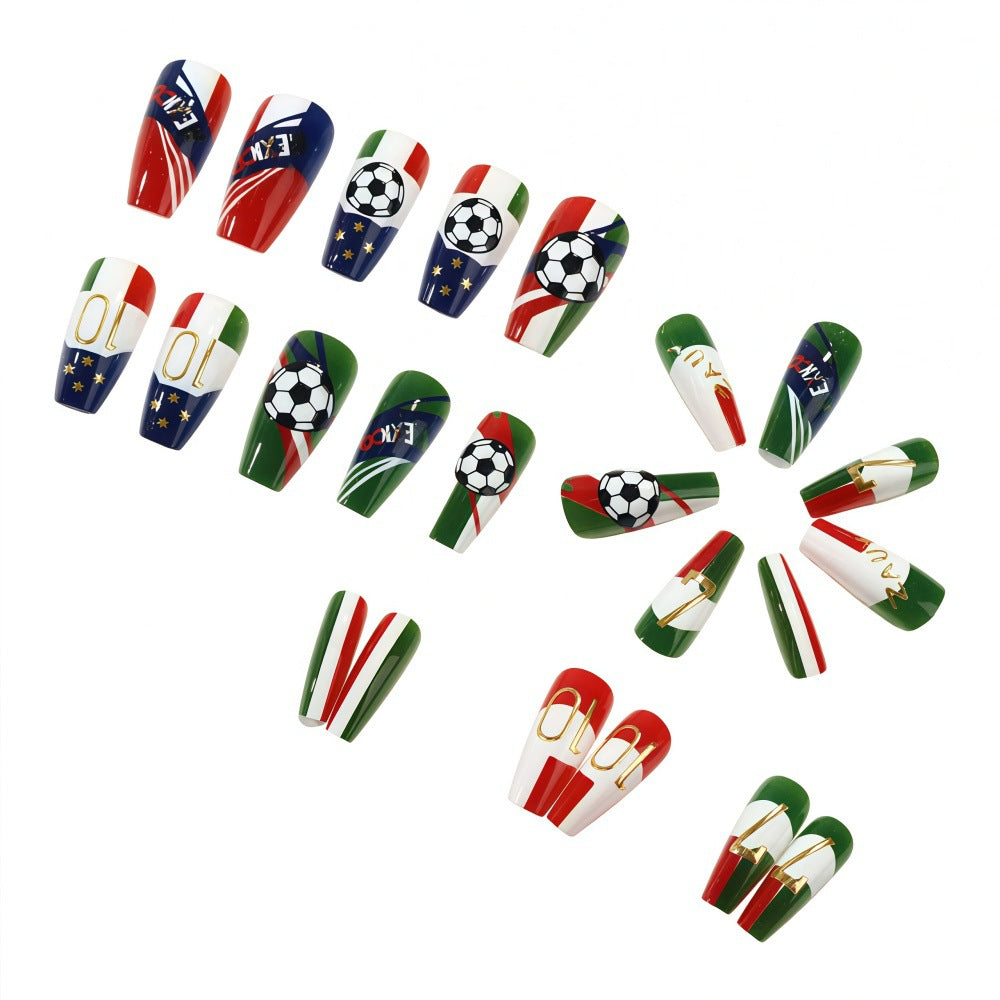 Sporty Nail Art Design Acalora