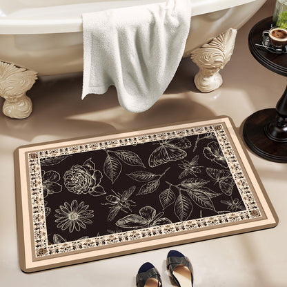 Decorative Motivational Bath Mat Acalora