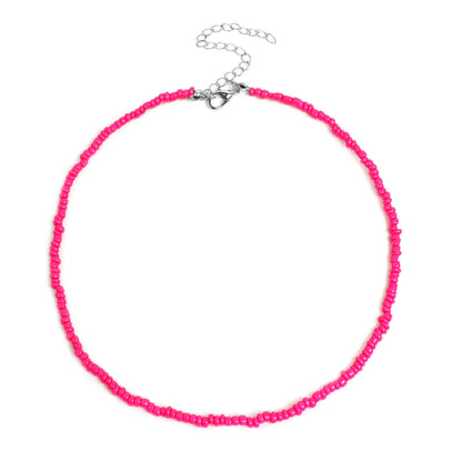 Colorful Beaded Choker Necklace Acalora
