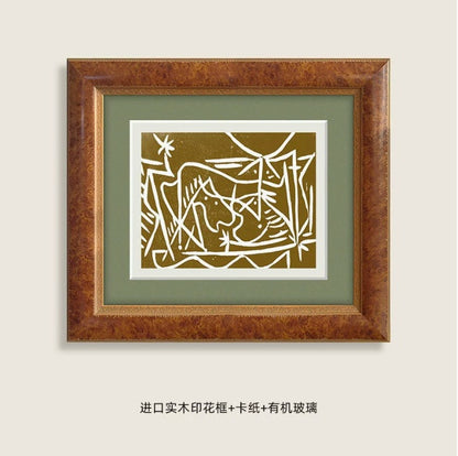 Abstract Framed Artistic Wall Decoration