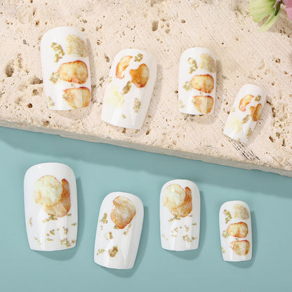 Creative artificial nails in natural vintage design Acalora