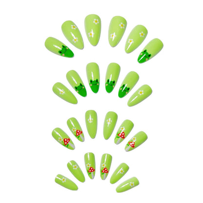 Whimsical Nature-Themed Nail Art Acalora