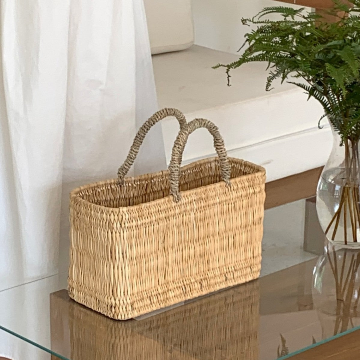Playful Handwoven Shopping Bag Acalora