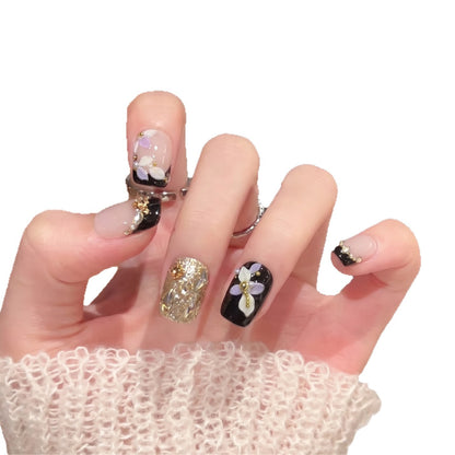 Decorative Floral Press-On Nail Art Set Acalora 1788223891