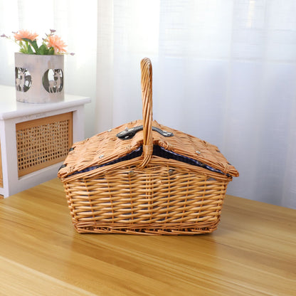 Picnic blanket with waterproof bottom and check pattern Acalora