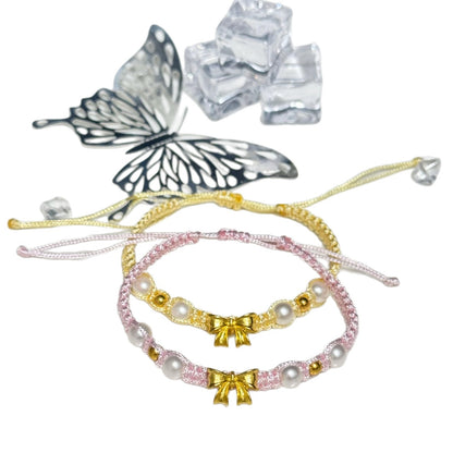 Adjustable Bow Charm Bracelet Acalora 1788856994