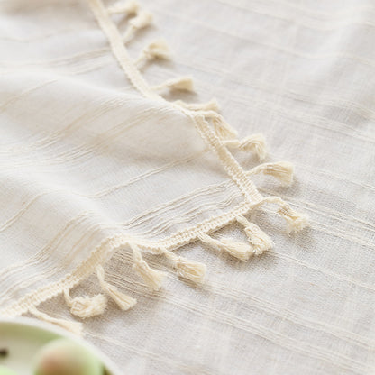 Elegant Fringe Table Cover