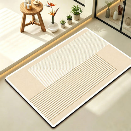 Abstract Modern Bath Mat Acalora