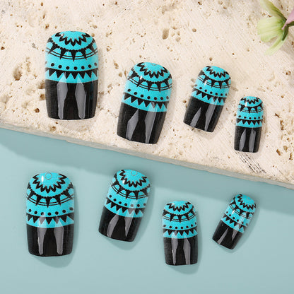 Creative ethnic style artistic nails Acalora