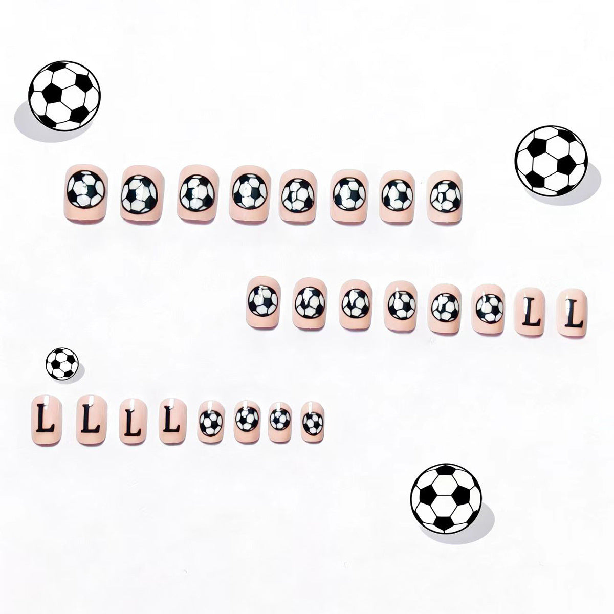 Sporty Themed Nail Art Design Acalora