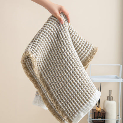 Textured Bathroom Rug