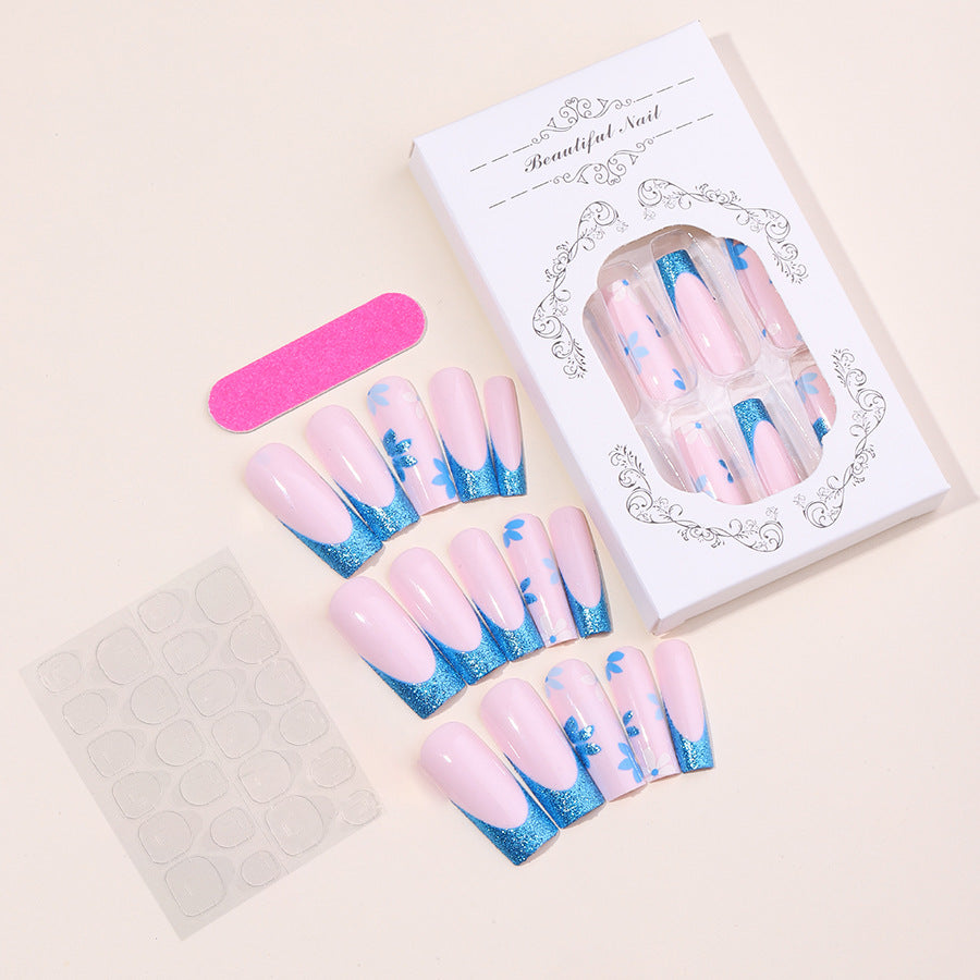 Glamorous Artistic Press-On Nails Acalora