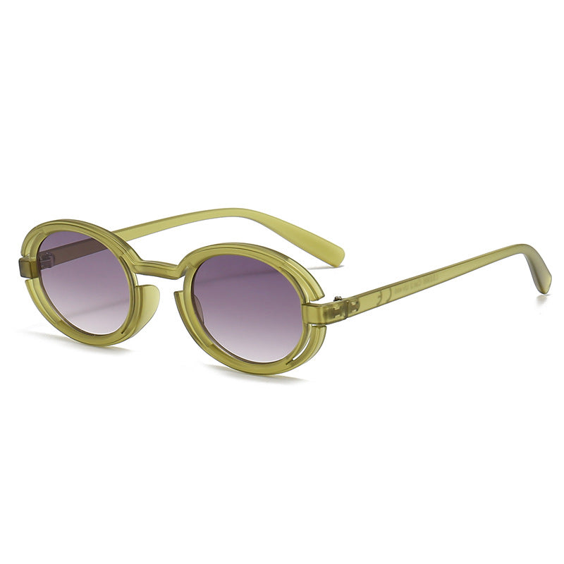 Women's Round Sunglasses in a modern retro style Karnz